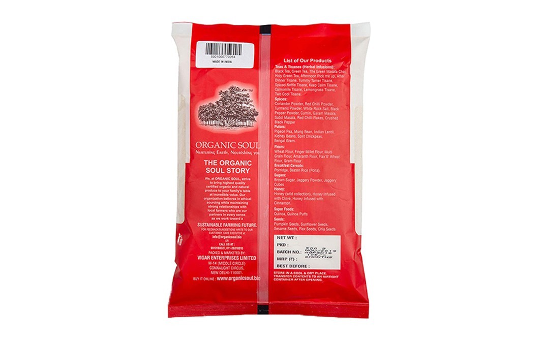 Organic Soul Organic Amaranth Flour    Pack  500 grams